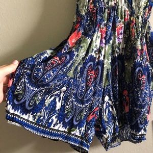 Vintage Floral Romper